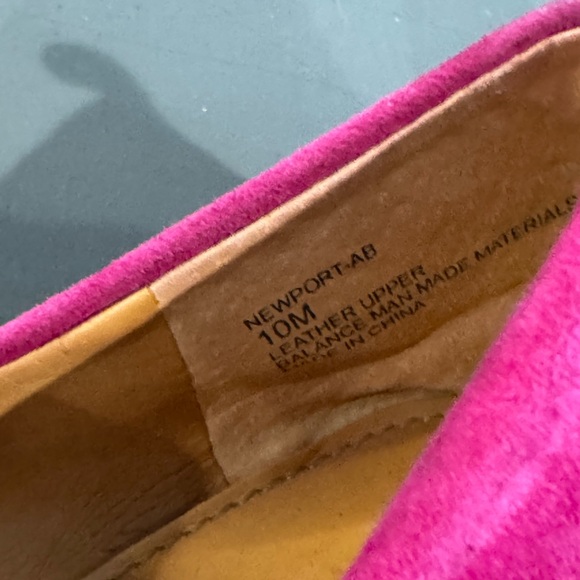 Newport Audrey Brooke Women’s Pink suede Ballet Flats SZ10 - Picture 4 of 8